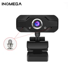 INQMEGA Autofocus HD Webcam intégrée double micro Webcam caméra d'ordinateur USB avec Microphone enregistreur vidéo USB numérique pour ordinateur de bureau(China)