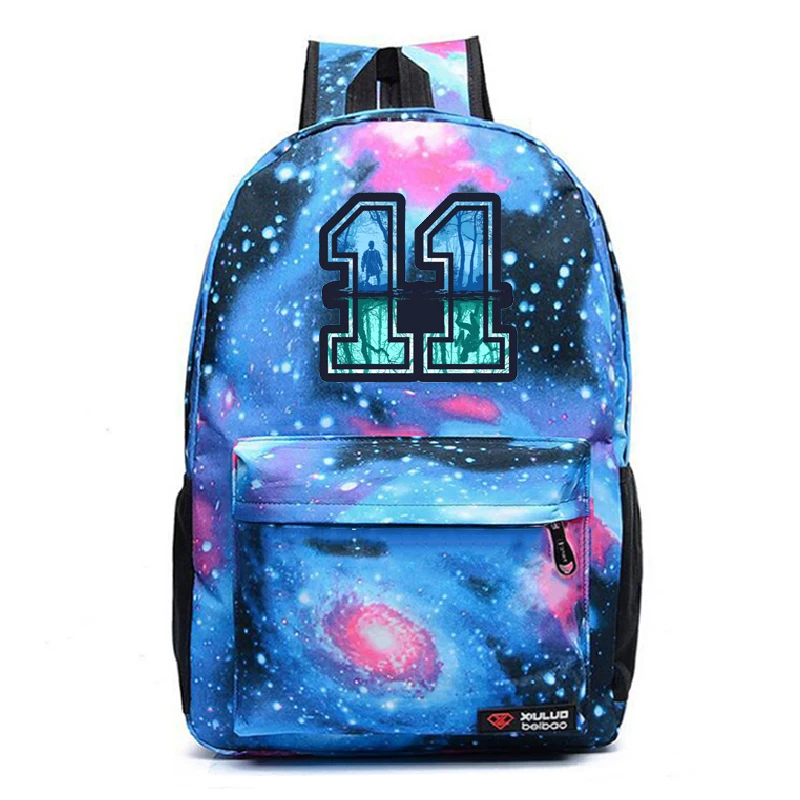 Рюкзак Mochila Stranger Things Femme 2d-принт Цветочный рюкзак для путешествий аниме школьные сумки для девочек-подростков