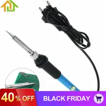 Электрический паяльник с регулируемой температурой для ЕС/США 110~ 220 В 60 Вт, паяльник для ремонта, ручные инструменты для электрической сварки