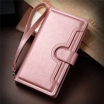 

Flip Case for IPhone 11 Pro XS Max XR X 7 8 6 6s Plus SE 2020 Luxury Magnetic Strap Card Holder Wallet Leather Phone Cover Etui