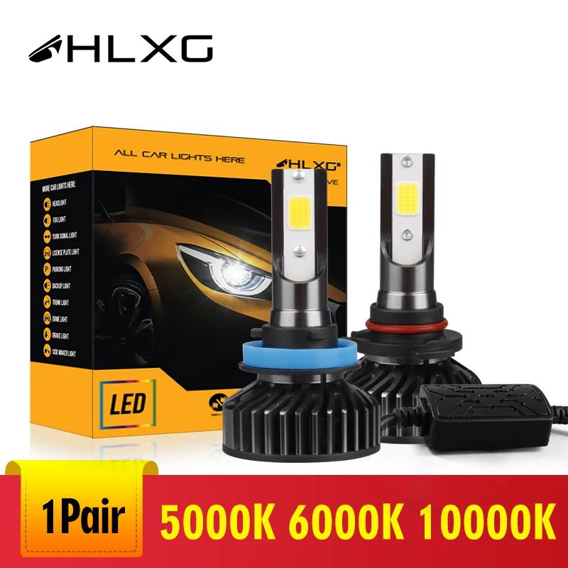 10000K 6000K 5000K H1 H7 Car Headlight lampada H4 9005 HB3 9006 HB4 lamp 9003 HB2 Super led h7 COB 4300K 8000K 2V 24v turbo auto |