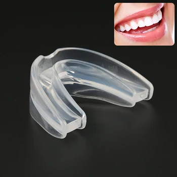 

1pcs Sport Boxing Mouth Guard Safety Food Grade Teeth Protector Dental Teeth Transparent EVA Adult Health Care Teeth Protector