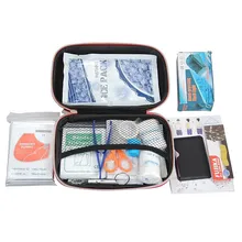 Новая семейная аварийная посылка, красный рюкзак для экстренных походов, Походов, Кемпинга, езды на велосипеде, 18 шт