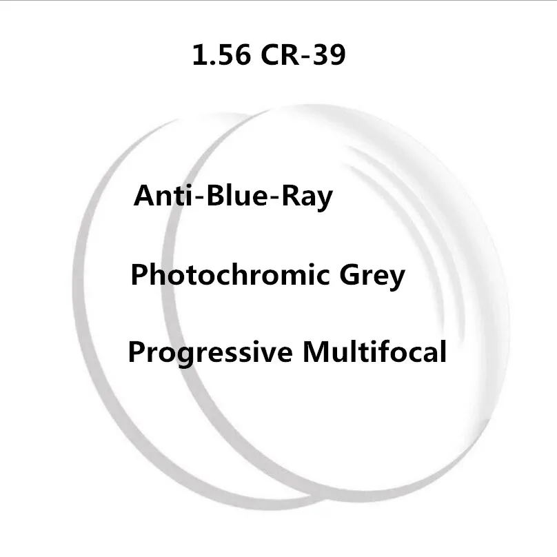 Добавить+ 0,75~+ 3,00) анти синий светильник фотохромные многофокальные прогрессивные очки линзы, близорукость Пресбиопия оптические линзы; по назначению специалиста