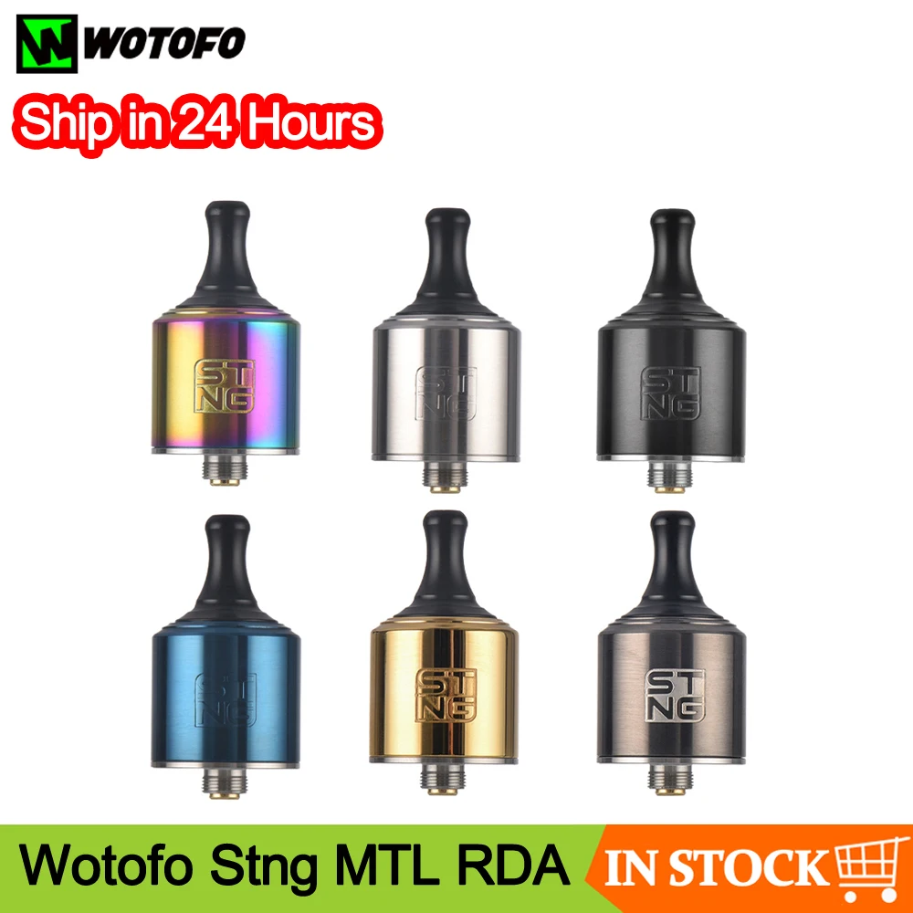 Новейший Wotofo STNG MTL RDA бак 22 мм 0.75ом 1.2ом односторонний air атомайзер 510 Vape для Мода