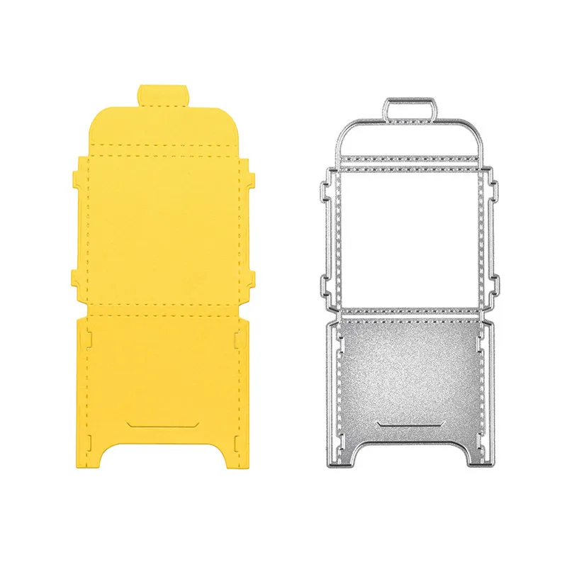 

YaMinSanNiO Envelope Metal Cutting Dies Christmas Stencils for DIY Scrapbook Embossing Paper Craft Creative Envelope Cut Dies
