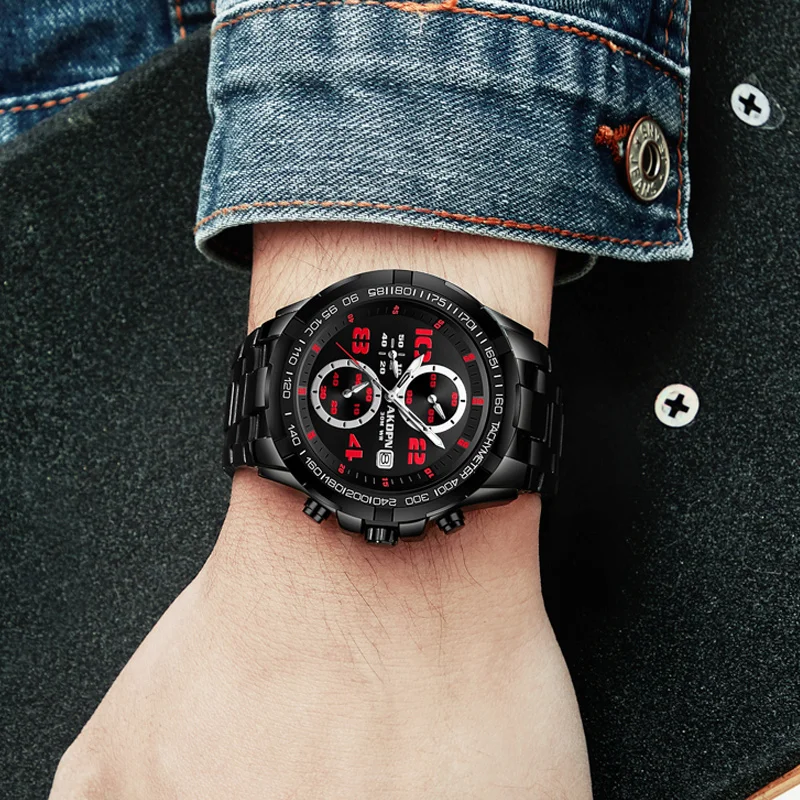Relogio Masculino Top Brand Luxury Fashion Quartz Men Watch Diver 30ATM Waterproof Sport  Date Clock Watches Male Wristwatch
