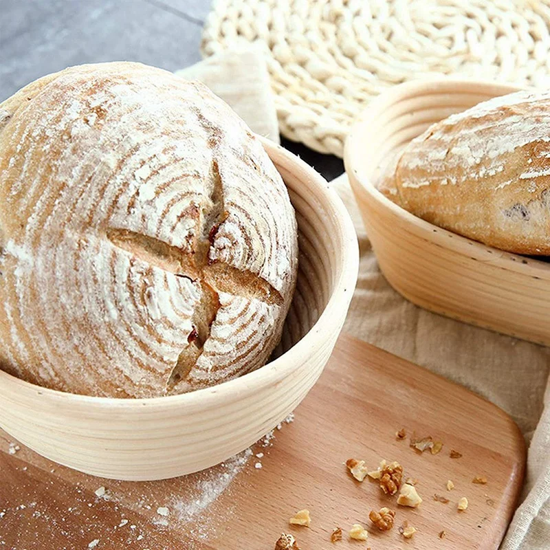 2 упаковки 9 дюймов хлебопечка корзина-тесто для выпечки чаша подарки для хлебопечек доказательство корзины для Sourdough хромой хлеб разрезание Scra