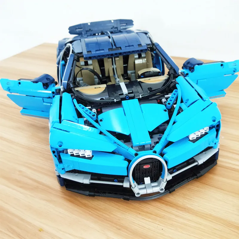 Koenigseg One 23002 technic Супер гоночный автомобиль модель совместима MOC 4789 lepinbricks lepinblocks строительные блоки кирпичи игрушка подарок - Цвет: Bugatti