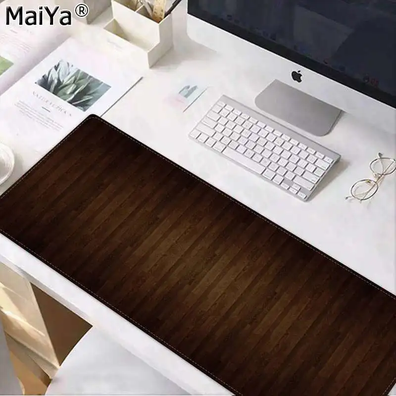 Maiya Vintage Cool High end Beautiful Wood Laptop Computer Mousepad Free Shipping Large Mouse Pad Keyboards Mat