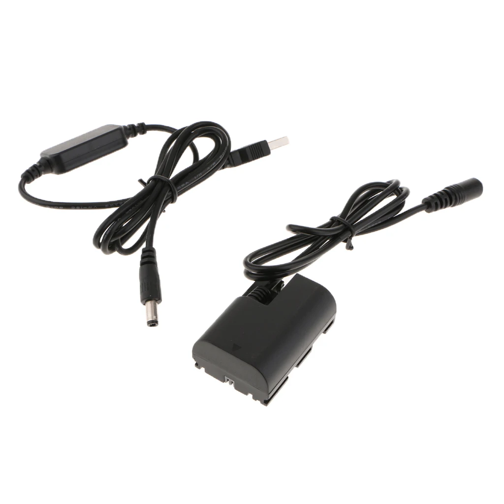 Адаптер переменного тока комплект DR-E6 DC муфта для Canon 5D Mark II III и USB кабель