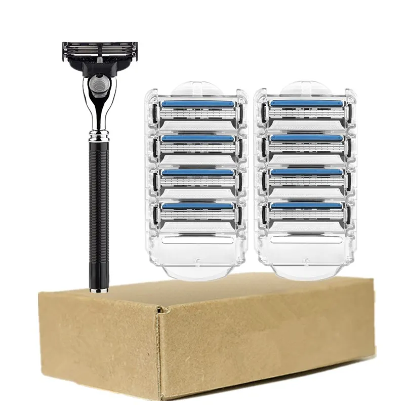 

Man Shaver Gillet te Razor Blade for Men USA Blade 3 Layer Blade Machine for Shaving Blades Mach 3 Replacement Blade