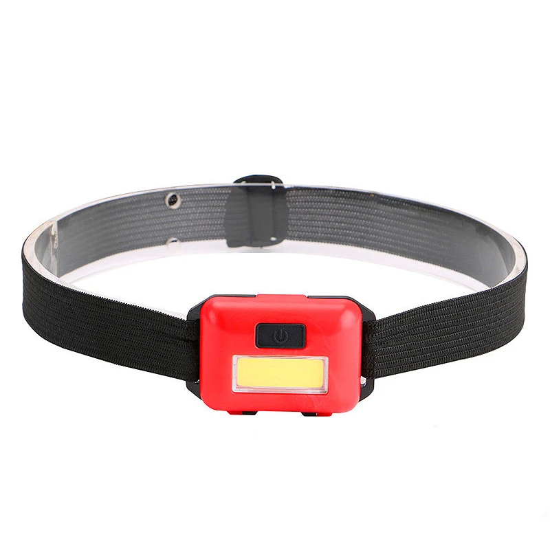 

Cob Led Mini head light lamp Headlight 3 Modes Rainproof Head Torch Flashlight Head For Outdoor Camping Fishing Red
