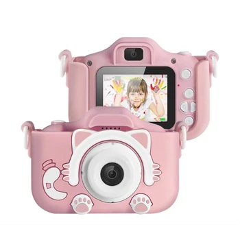 

Kids Camera, 1080P Digital Video Camera Rechargeable Camcorder Shockproof Kids Toy Camera with 2.0 Inch IPS Sn,32GB TF Card,