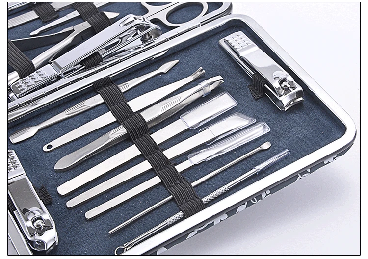 Прямая поставка поперечной границы в настоящее время доступен комплект ножниц для ногтей из нержавеющей стали 15 штук персональный уход нож для педикюра