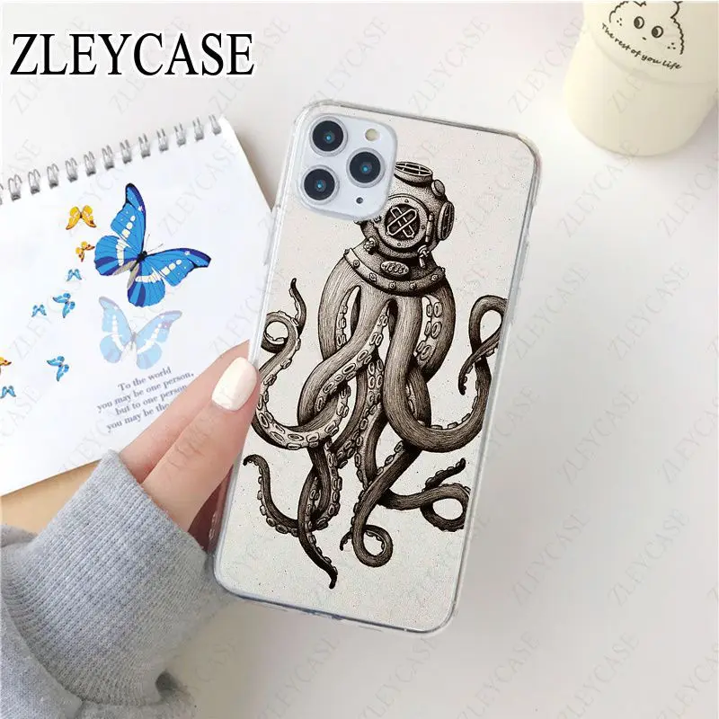 Tentacles of sea octopus