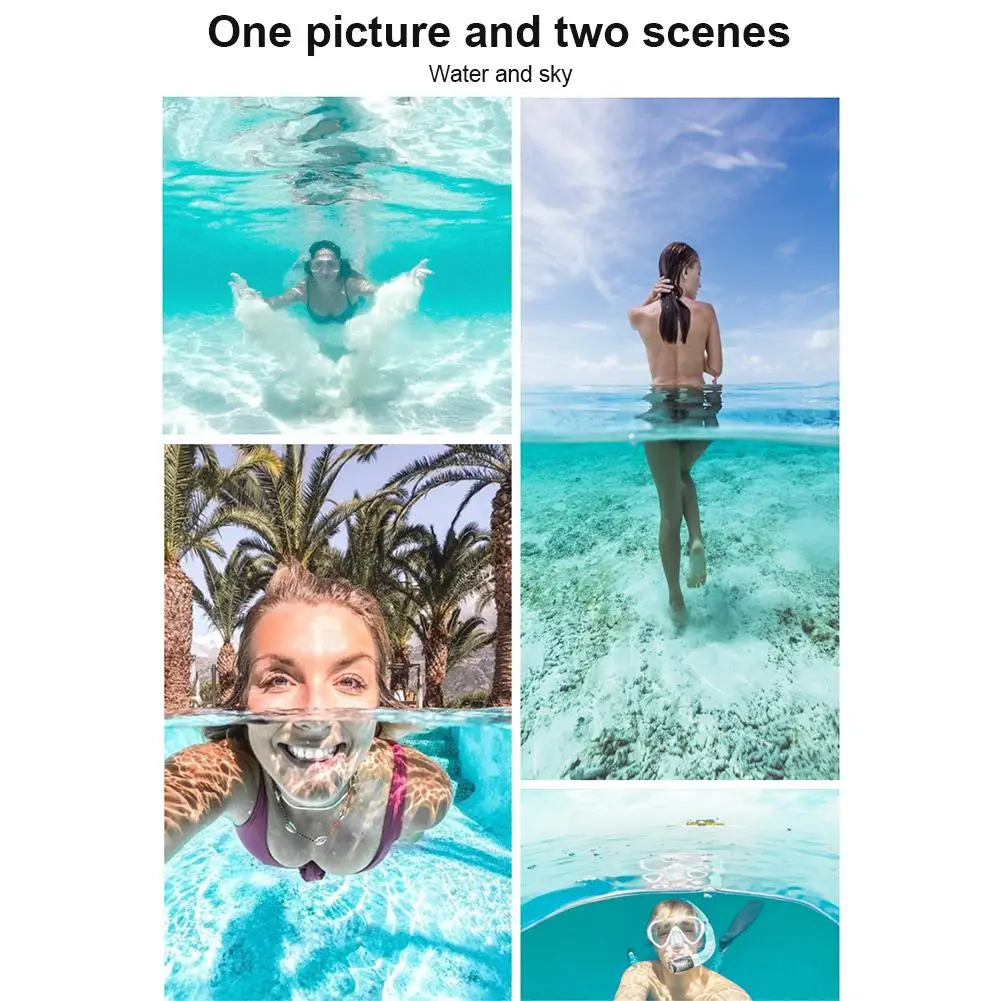 For DJI Osmo Action Sports Camera Water Lens Hood Dome Port Lens Hood Spherical Cover Accessories