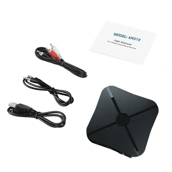 

2 in 1 Wireless Bluetooth Transmitter Receiver Universal 3.5mm Audio Adapter TV Car Music Receiver For Headphone Speaker Louder