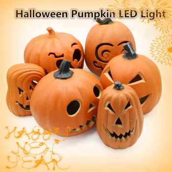 

Halloween Pumpkin LED Light Lantern Scene Layout Home Decor Festival DIY Decoration Halloween Decoration For Home Resin Pumpkin