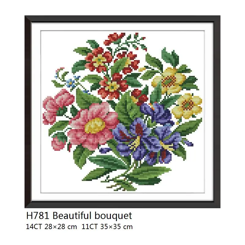 Joy Sunday Counted Cross Stitch Cotton DMC Cat Patterns Cross Stitching Printed Canvas Embroidery Kit DIY Needlework Aida Fabric (3)