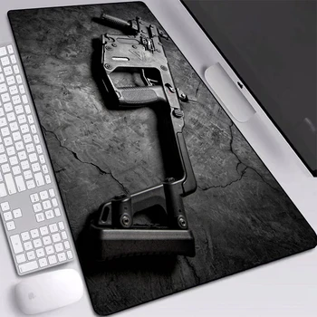 

Gun Printed Mouse Mat Big Printed Desktop Pad Games Accessories Accurate-control Table Pad with Softy Rubber for CSGO DOTA Games
