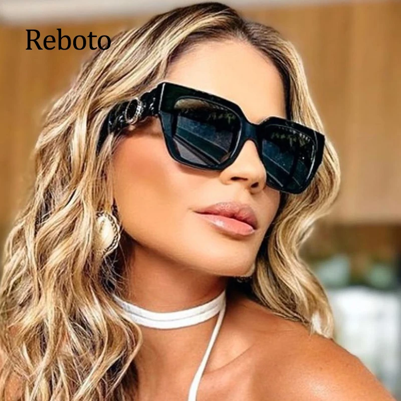 Black Oversized Sunglasses Womens Oversized Square Black