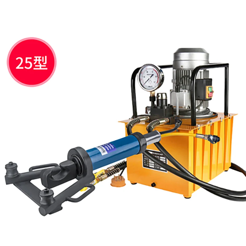 25mm 1.5kw Portable electric steel bending machine electro hydraulic steel bending machine rebar straightening machine