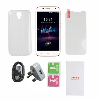 

UHANS Large Memory Capacity 5.0 Inch 1280X720 HD TFT Display Smart Phone A101S Dual Camera Phone For Android 6.0