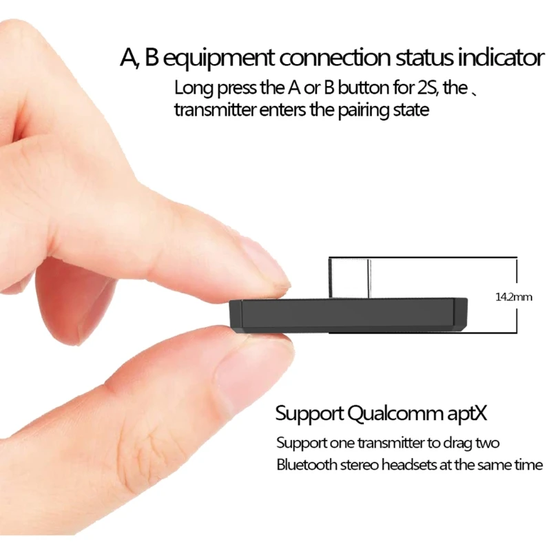 

Wireless Bluetooth Adapter USB Transmitter VF Receiver for Nintend Switch PS4 PC R91A