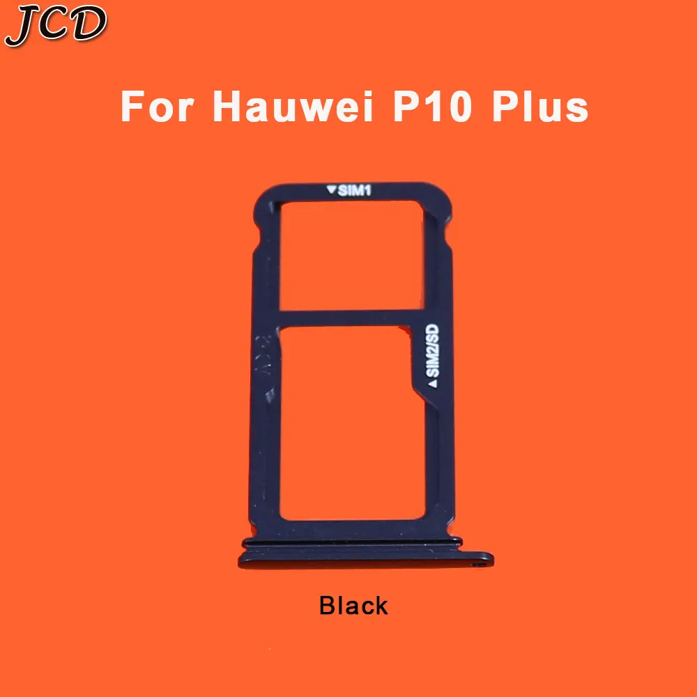 P10 Plus Black JCD для huawei P10/P10 Plus/P10 Lite sim-карта лоток держатель с лоток для карт памяти Micro SD сменный держатель слота часть - Цвет: P10 Plus Black
