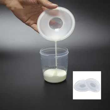 

1/2Pcs Baby Feeding Manual Breast Pump Portable Breast Milk Collector Reusable Leak-proof Pregnant Women Milk Collector