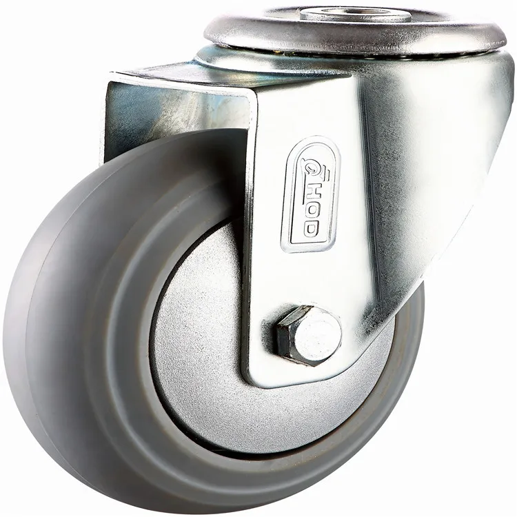 

Manufacturers Direct Selling Truckle 2.5-Inch 3-Inch 4-Inch 5-Inch Hole Top Activity TPR Wheels Logistics Industrial Equipment U