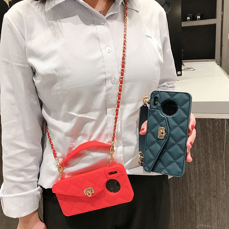 

Чехол-Кошелек через плечо для телефона iPhone 7 8 6 6s Plus 11 Pro Max, сумочка, кошелек с длинной цепочкой для iPhone XS Max XR X 10, силиконовый чехол