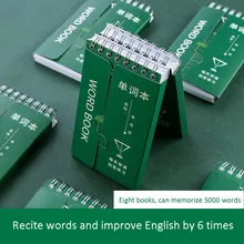Petites boucles à anneaux fraîches pour ordinateur Portable, vocabulaire anglais, poche, manuel, livres, livres, livres d'art, chinois