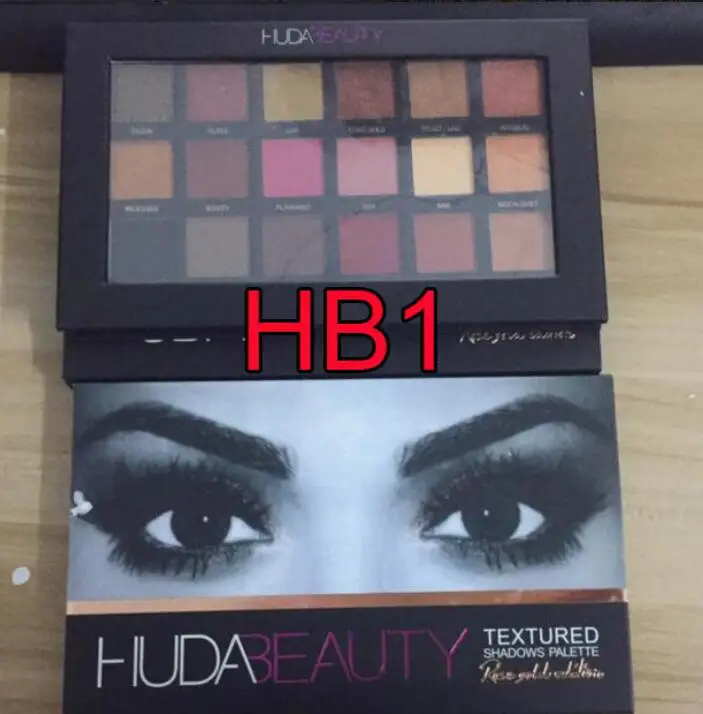 Hudas BEAUTY Remastered Rose Gold Edition текстурированные тени для век палитра 18 цветов