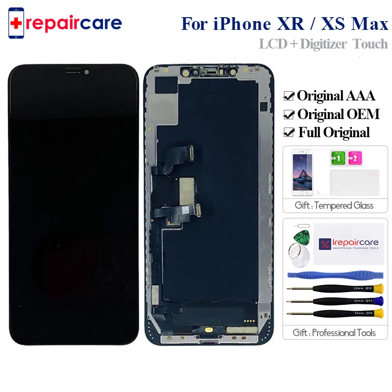 AMOLED ЖК экран для iphone XS MAX XR оригинальный новый качественный 3D сенсорный X дисплей в