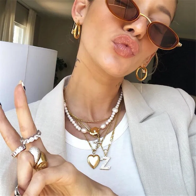 

YIKUF88 Women Necklace 18k Real Gold Plated LA Design Vanessa Mooney Love Lock Box 24k Gold Plated Necklace for Women