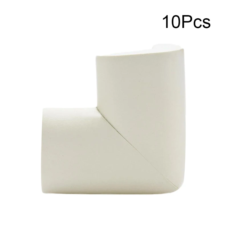creamy-white 10 шт. детская Защитная угловая защита от детей, свободно играющих по дому, защита углов, защита для малышей - Цвет: creamy-white