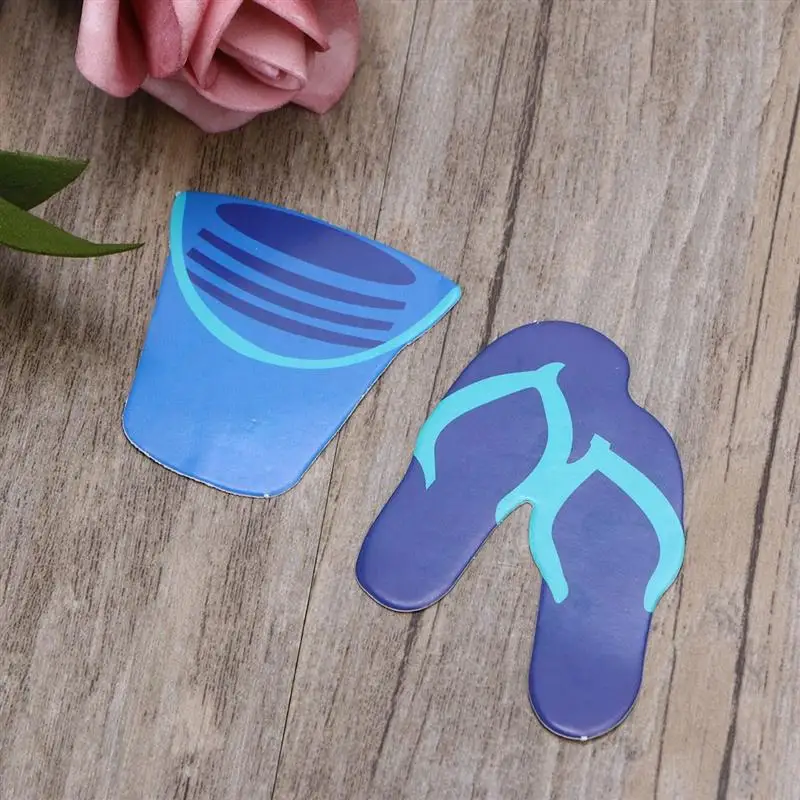 7pcs Hawaii Beach Themed Cake Topper Cake Picks Cupcake Toppers Decorations For Tropical Summer Hawaii Birthday Party Favors