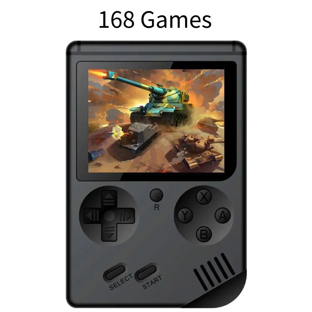 168 Games RS-6 Ретро портативная мини портативная игровая консоль 8 бит 3,0 дюймов цветной ЖК-дисплей Детский Цветной игровой плеер встроенный 168/500 игр - Цвет: 168 Games