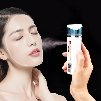 

Nano Facial Mister Atomization Facial Humectant Steamer Cool Mist Hand-held Face Hydration Sprayer Beauty Skin Care Skin Test