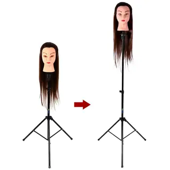 

Adjustable Tripod Stand Holder Mannequin Head Tripod Hairdressing Training Head Holder Hair Wig Stand Hair Trainning Tool 1