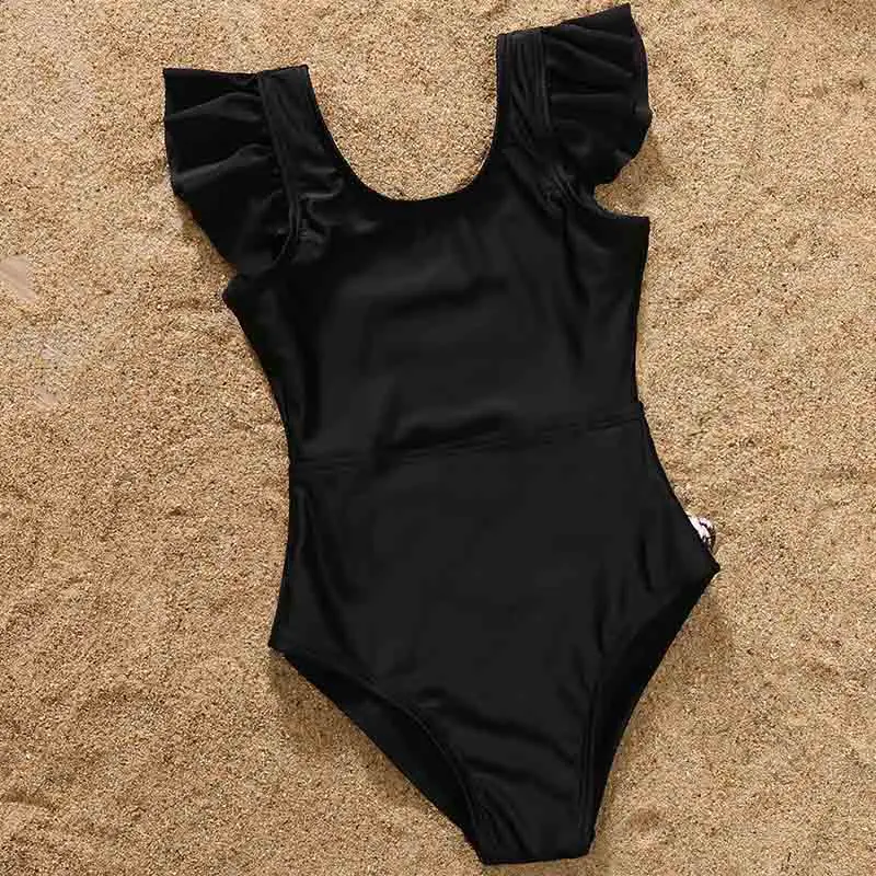 The Price is a Swimsuit Mommy And Me Clothes Family Swimwear For Mother Daughter Swimsuit Matching Bikini Women Girls Clothes 3