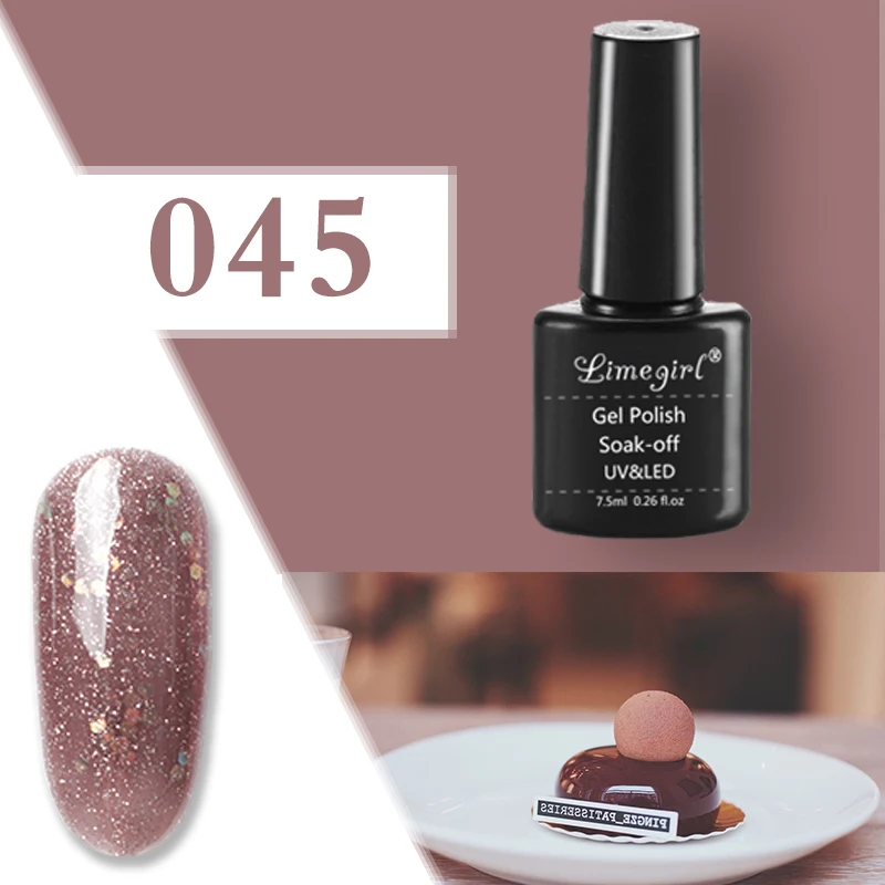 045 Limegirl 80 цветов неоновый Гель-лак для ногтей УФ Гель-лак замачиваемый белый/черный/зеленый Гель-лак Блеск Гель-лак для ногтей - Цвет: 045