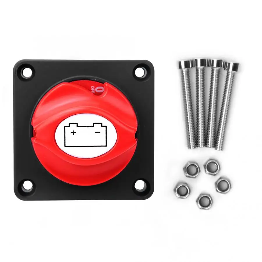 

Battery Switch ABS Plastic High Current Power Cut On/Off Master Switch Disconnect Isolator for Yacht Car RVs