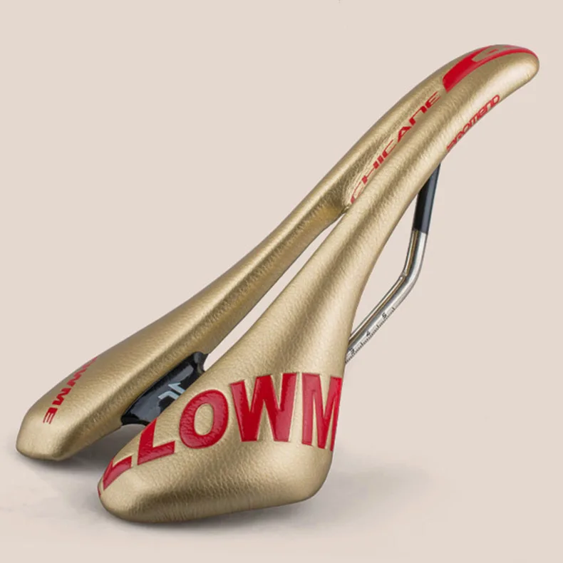 Новое эргономичное велосипедное седло из искусственной кожи с бантом титанового