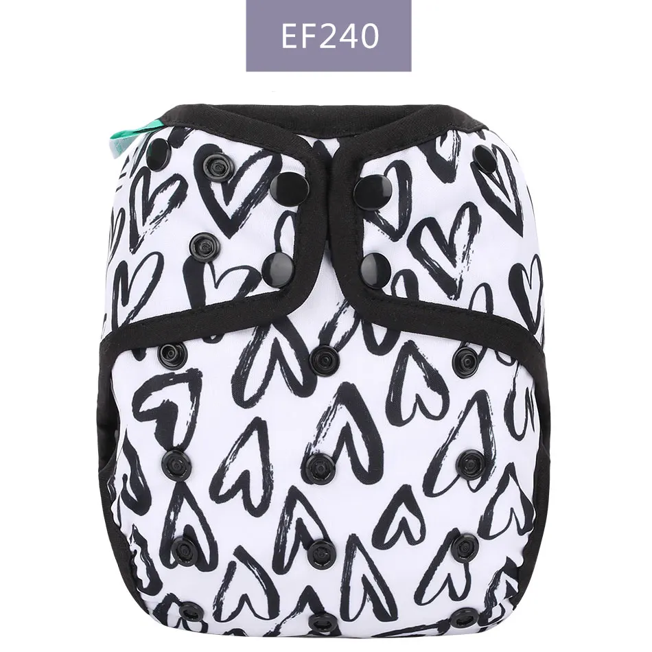 EF240-Diaper cover Elinfant моющаяся ткань детские подгузники крышка ПУЛ Водонепроницаемый Регулируемый пригодный для 8-35 фунтов популярные детские тканевые подгузники - Цвет: EF240-Diaper cover