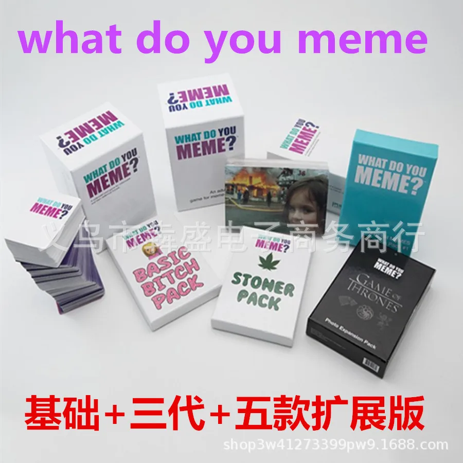 

You're Thinking What Do You Meme All English Game Card Board Game