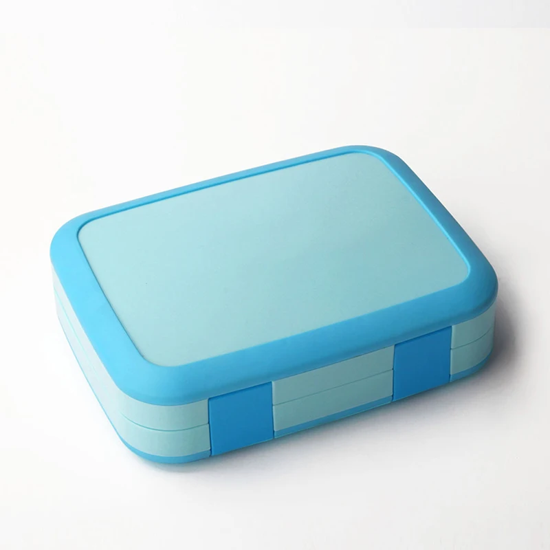 Портативный контейнер Bento для обеда коробка BPA Бесплатный контейнер для еды для детей герметичный контейнер для салата открытый кемпинг контейнер для еды с приборами