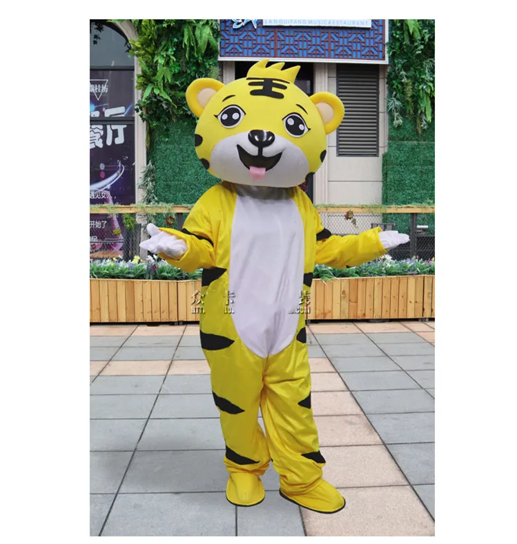 Талисман Взрослый CostumeTiger талисман костюм высокого качества аниме тема Косплей костюмы Рождество Необычные карнавальные вечерние костюмы